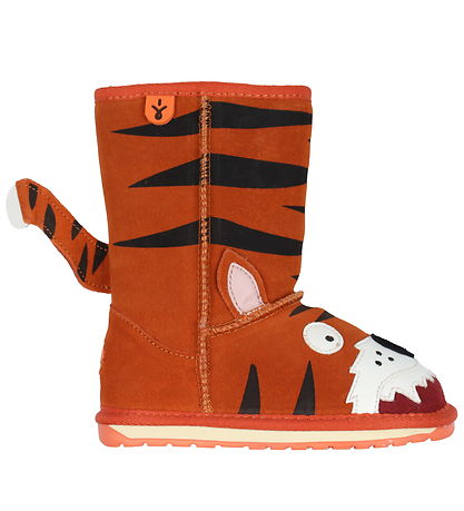 EMU Australia Teddyboots - Tiger - Deep Orange