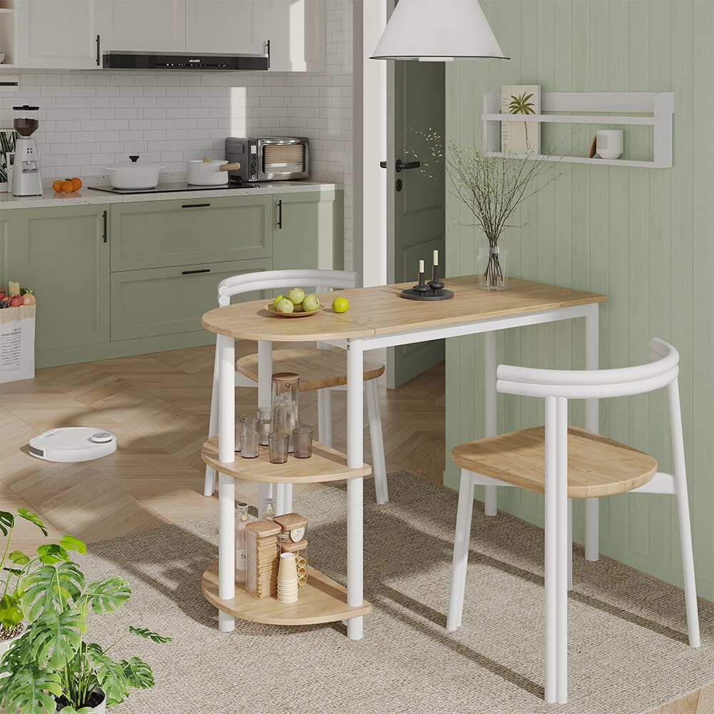 Vicco Bartisch Freetown Eiche Weiß 110 x 75,5 cm mit Regal