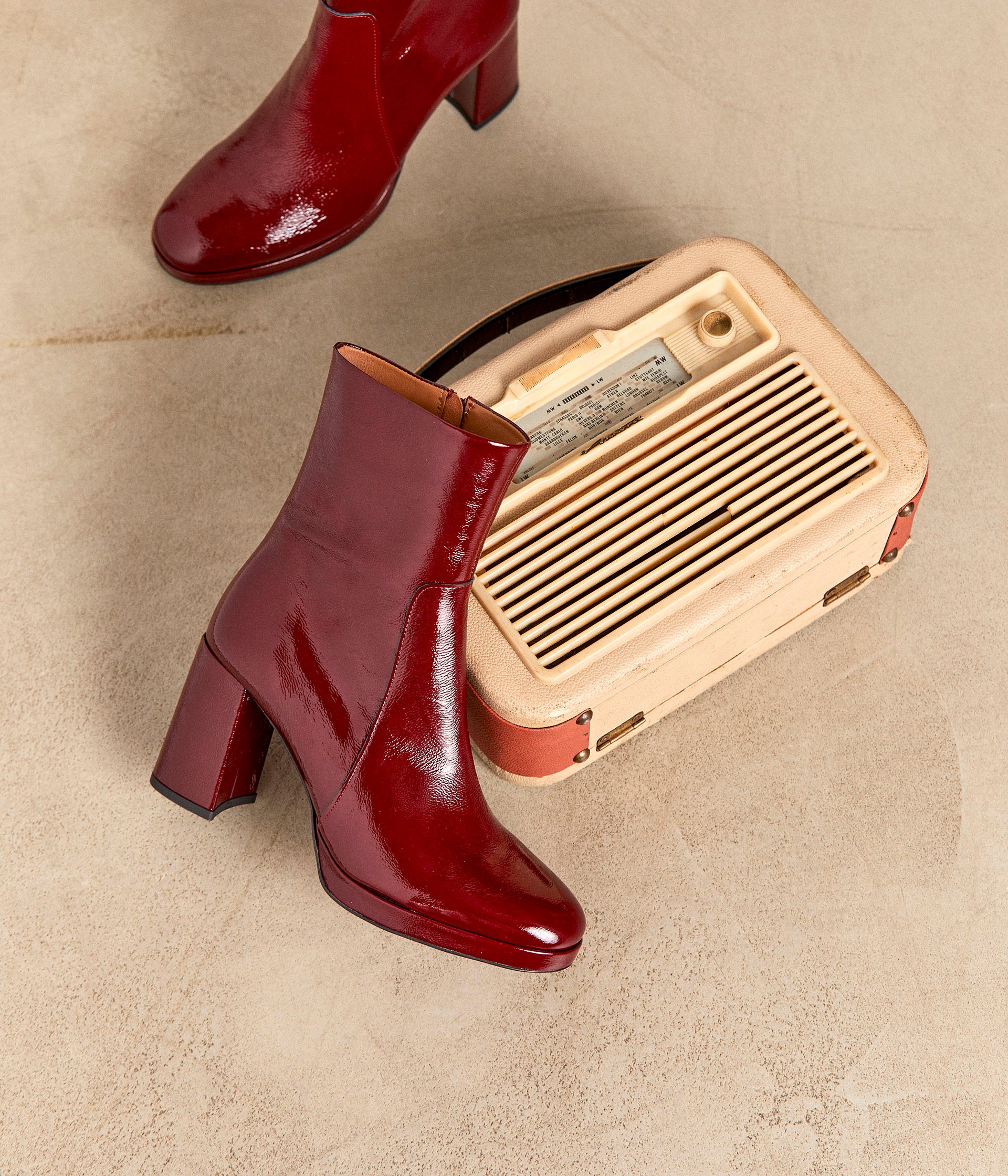 Boots bordeaux Carmen