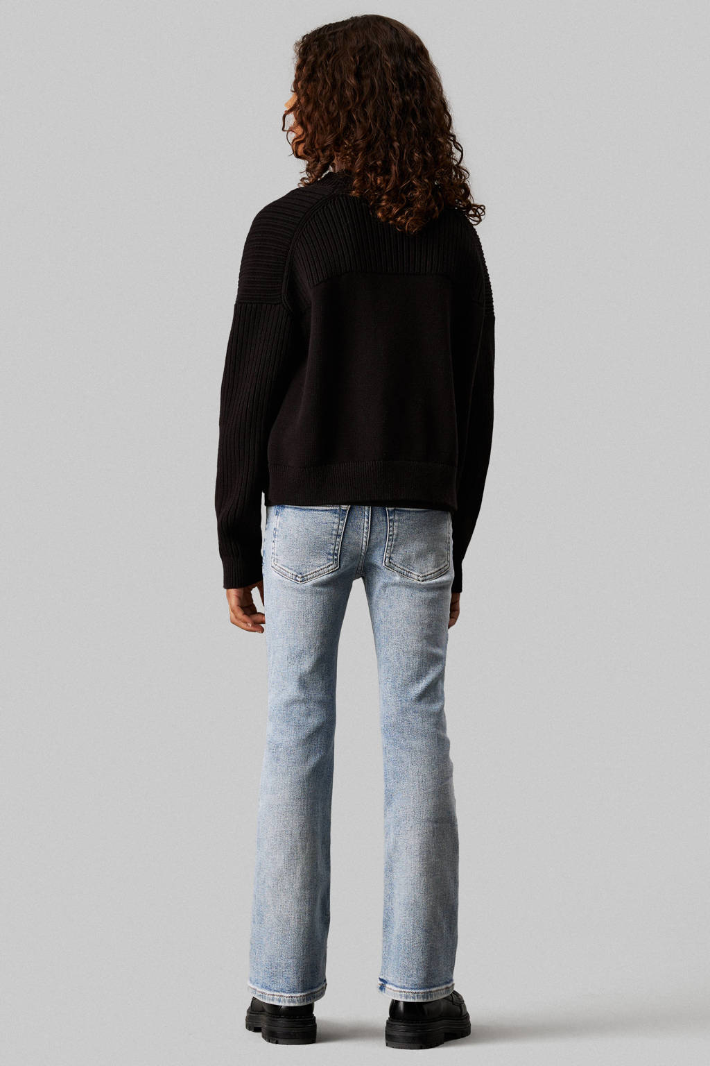 Calvin Klein flared jeans ocean blue stretch