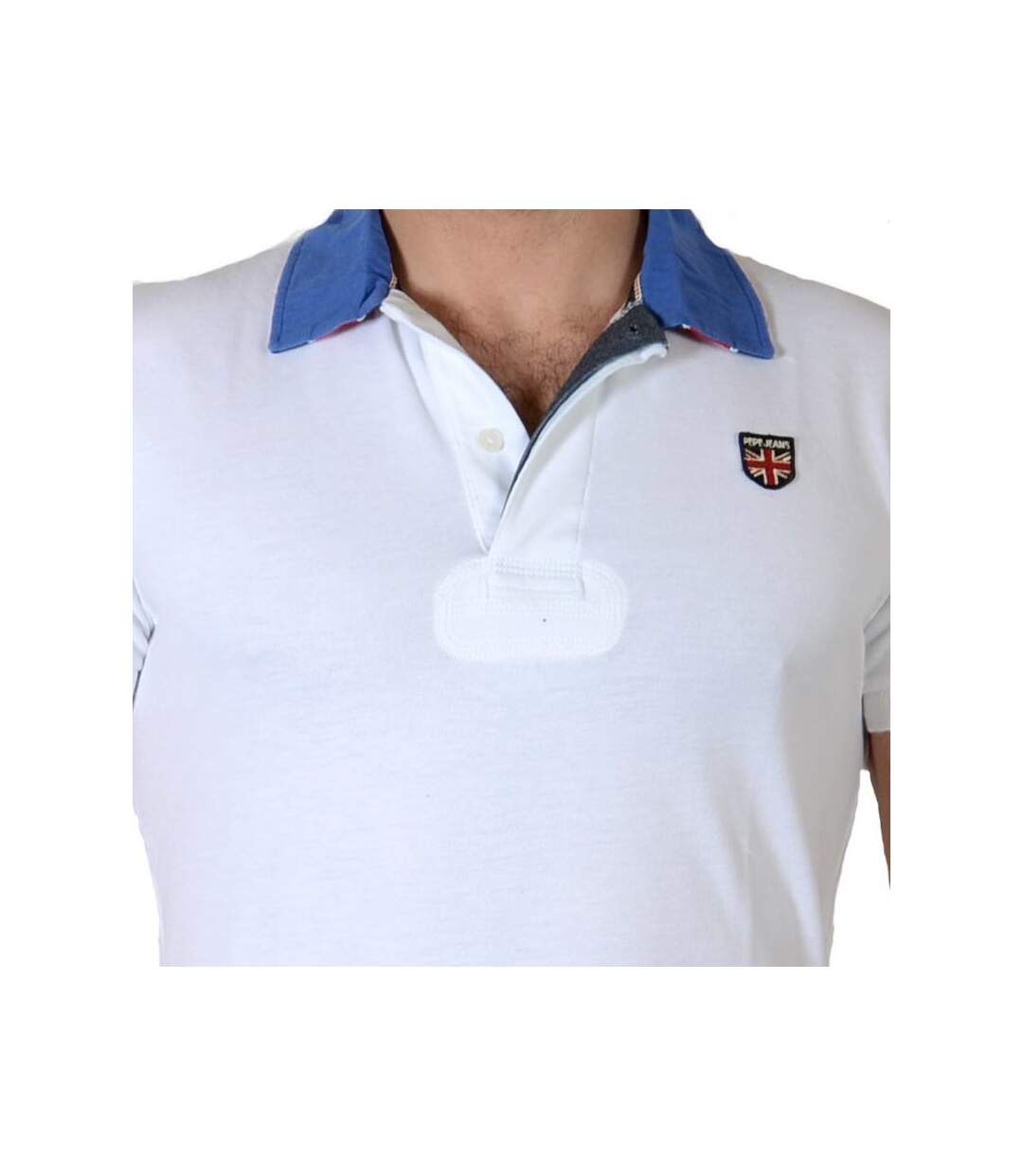 Polo Pepe Jeans Esteban PM540411 Blanc 800