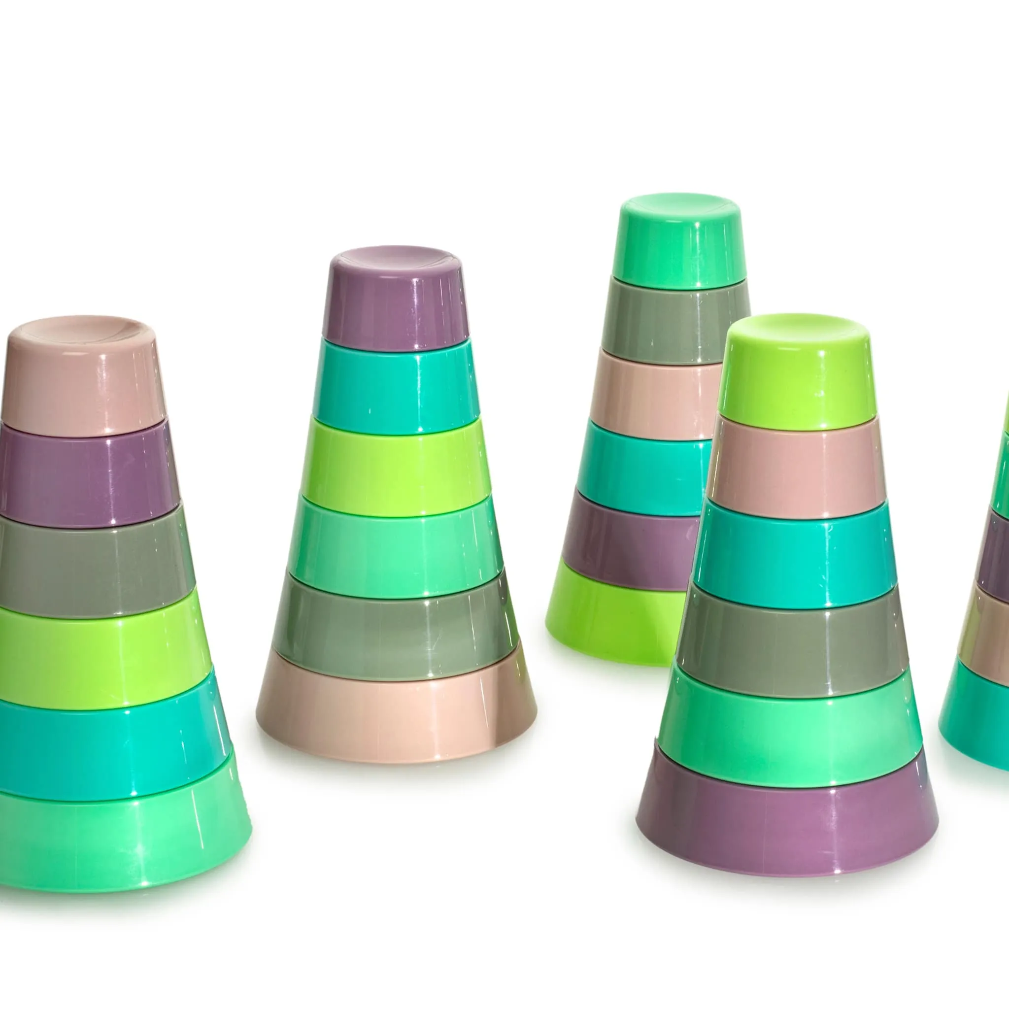 Melii Ensemble Bols et Couvercles en Silicone (6)