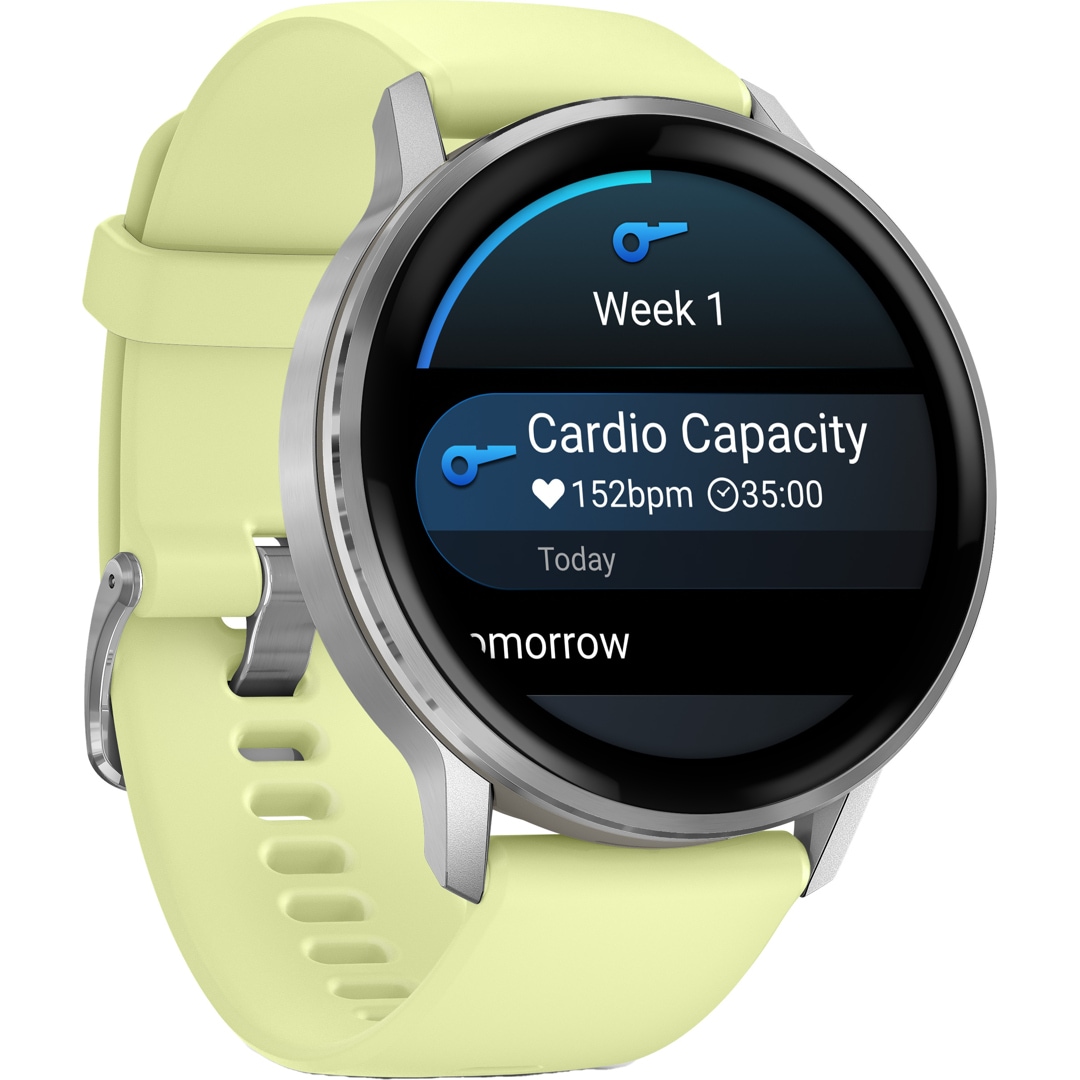 Garmin Venu 4 - 45mm Silber / Zitrone