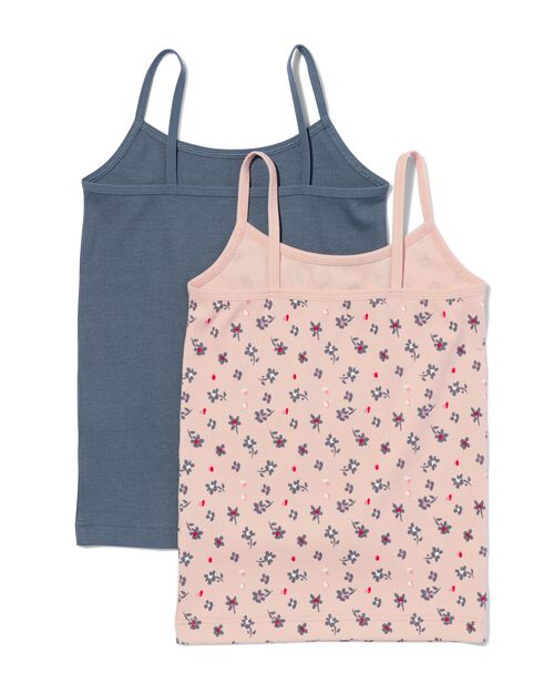 2 débardeurs enfant coton stretch gris