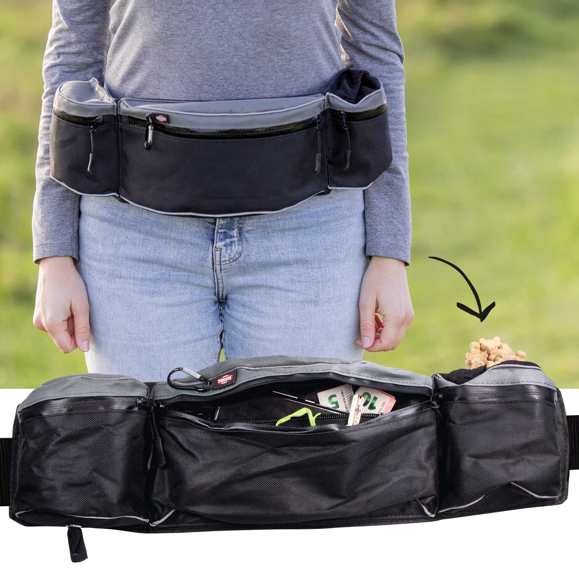 Trixie Outdoor Gürteltasche - aus strapazierfähigem Nylon