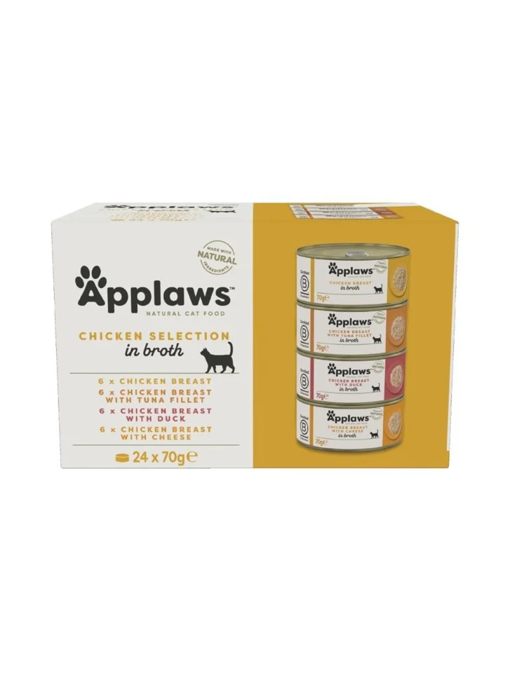 Applaws - Multipakke Kylling Bouillon - 24x70g