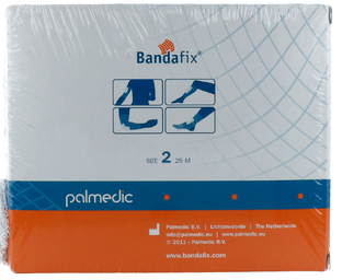Bandafix Elastisch Netverband Katoen Bovenarm/Elleboog/Onderbeen/Voet (25m) 1ST