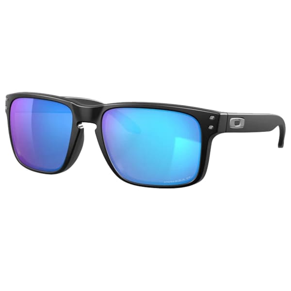 OAKLEY HOLBROOK MATTE BLACK PRIZMATIC PRIZM SAPPHIRE POLARIZED