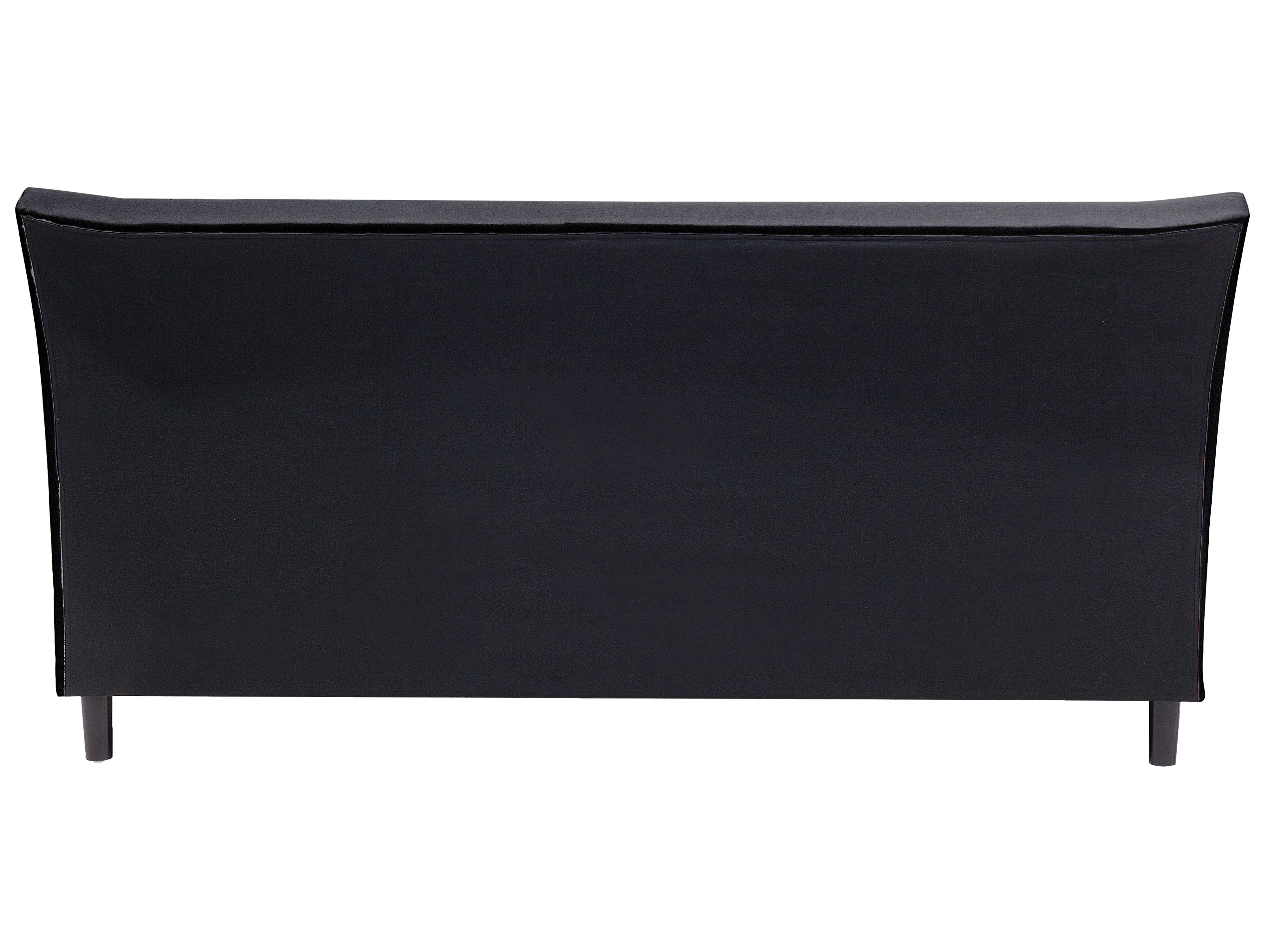 Bed Stof SAVERNE 180 x 200 cm Donkergrijs