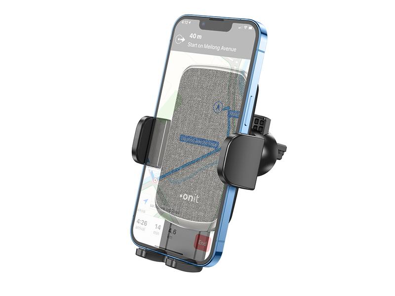 onit Handyhalterung Halterung zur Befestigung des Smartphones an den Lüftungsschlitzen des Autos