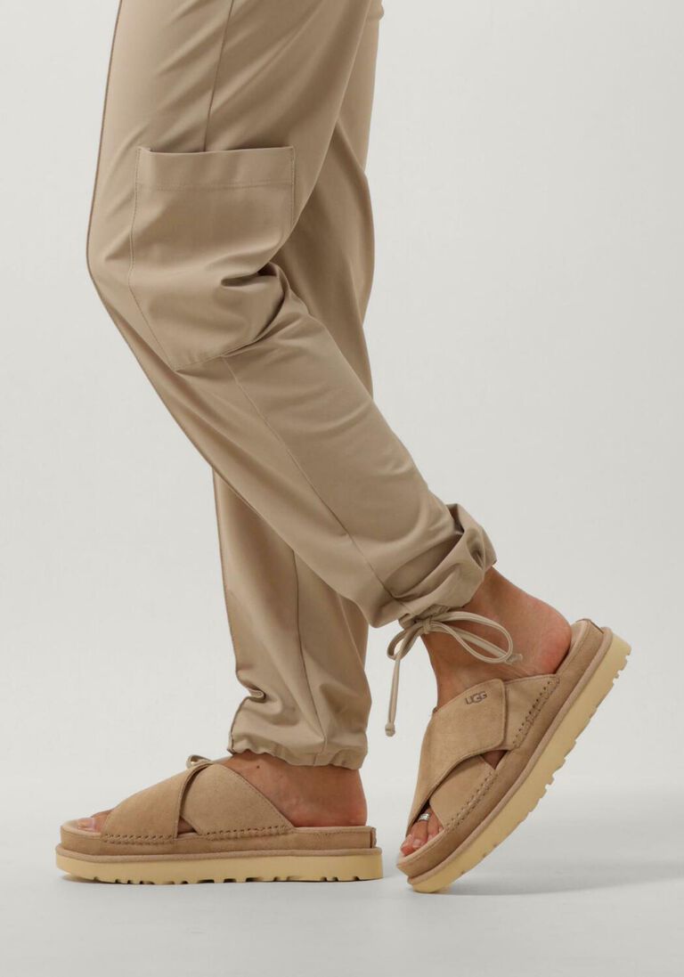 UGG beige ugg slippers w goldenstar cross slide