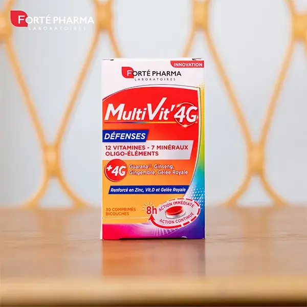 Forté Pharma Multivit' 4G Défenses 30 comprimés