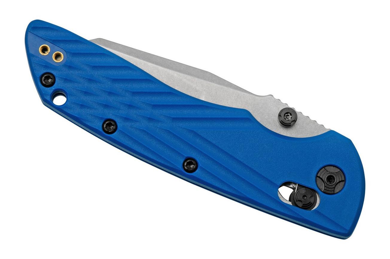Hogue Deka 24363, Magnacut Wharncliffe Stonetumble Blue Polymer, zakmes