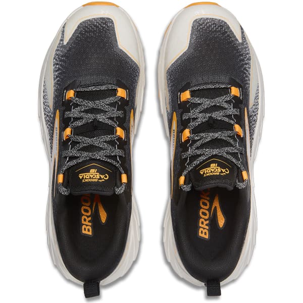 Chaussure trail BROOKS CASCADIA 18 BLACK/BLUE WASH/ORANGE