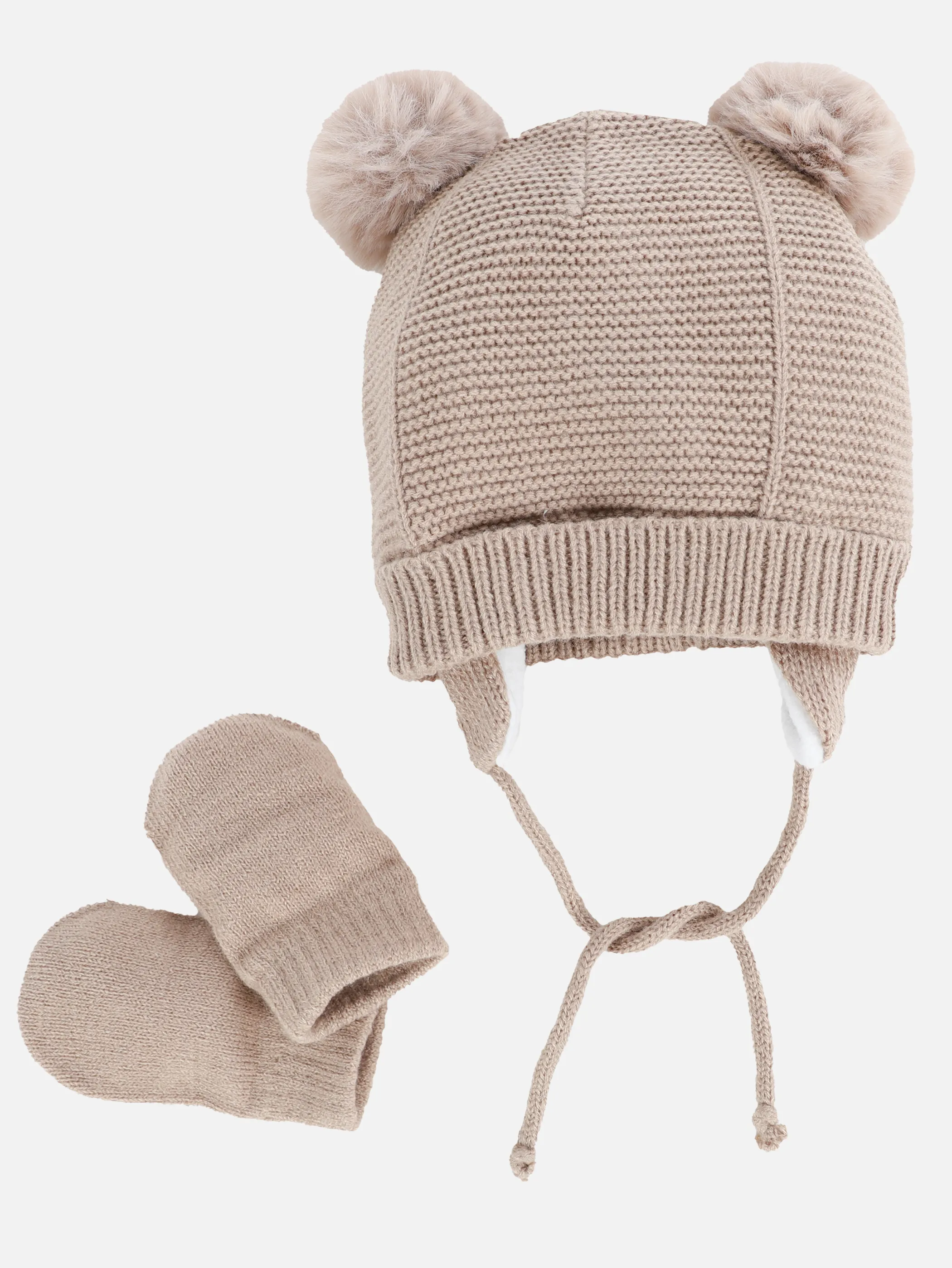 Baby Jungen 2er Set bestehend aus Mütze und Handschuhen
