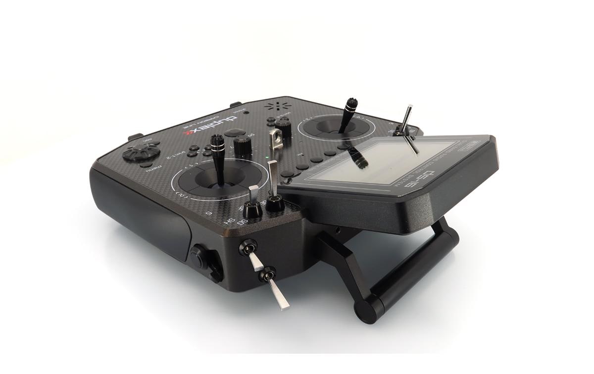 Fernsteuerung DS-16 II Carbon Line Schwarz mit R10 Empfänger<br>Professioneller Jeti Duplex 2.4 GHz Sender