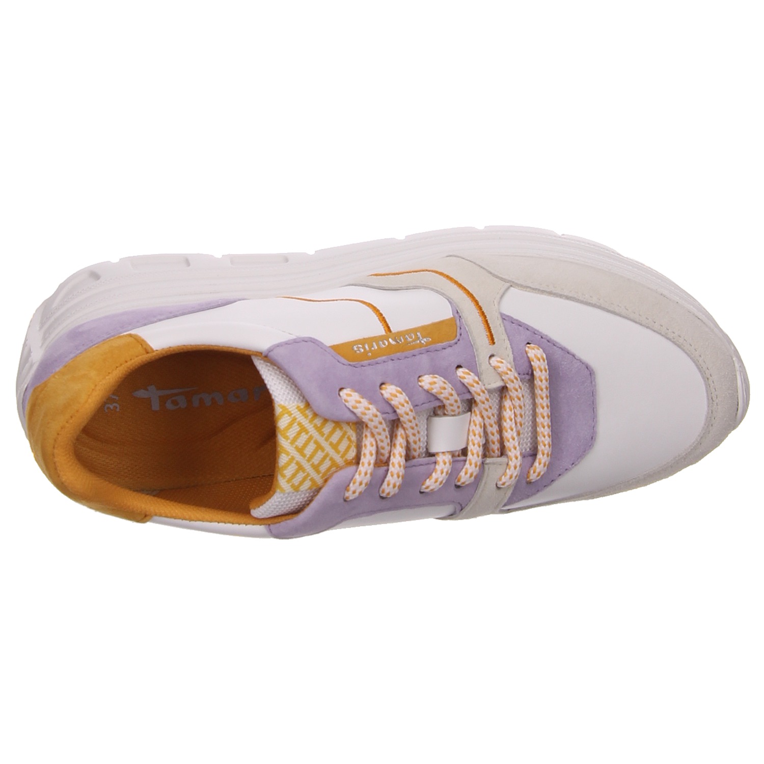 Tamaris Sneaker weiß/orange weiss/weiss kombi