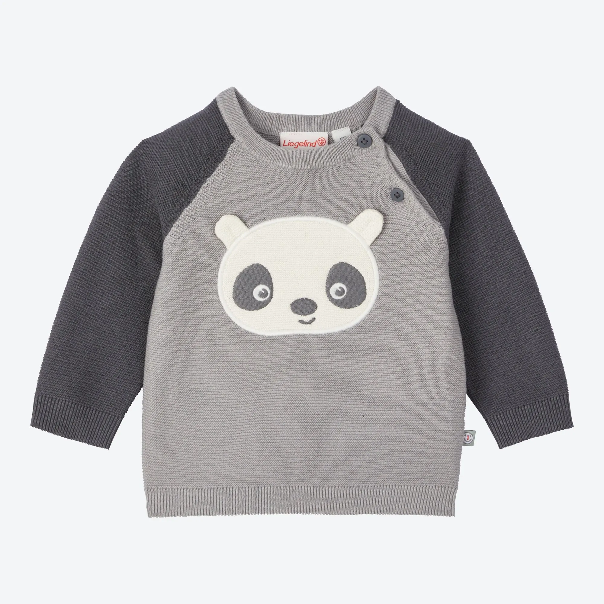 Baby-Set mit Panda-Applikation, 2-teilig