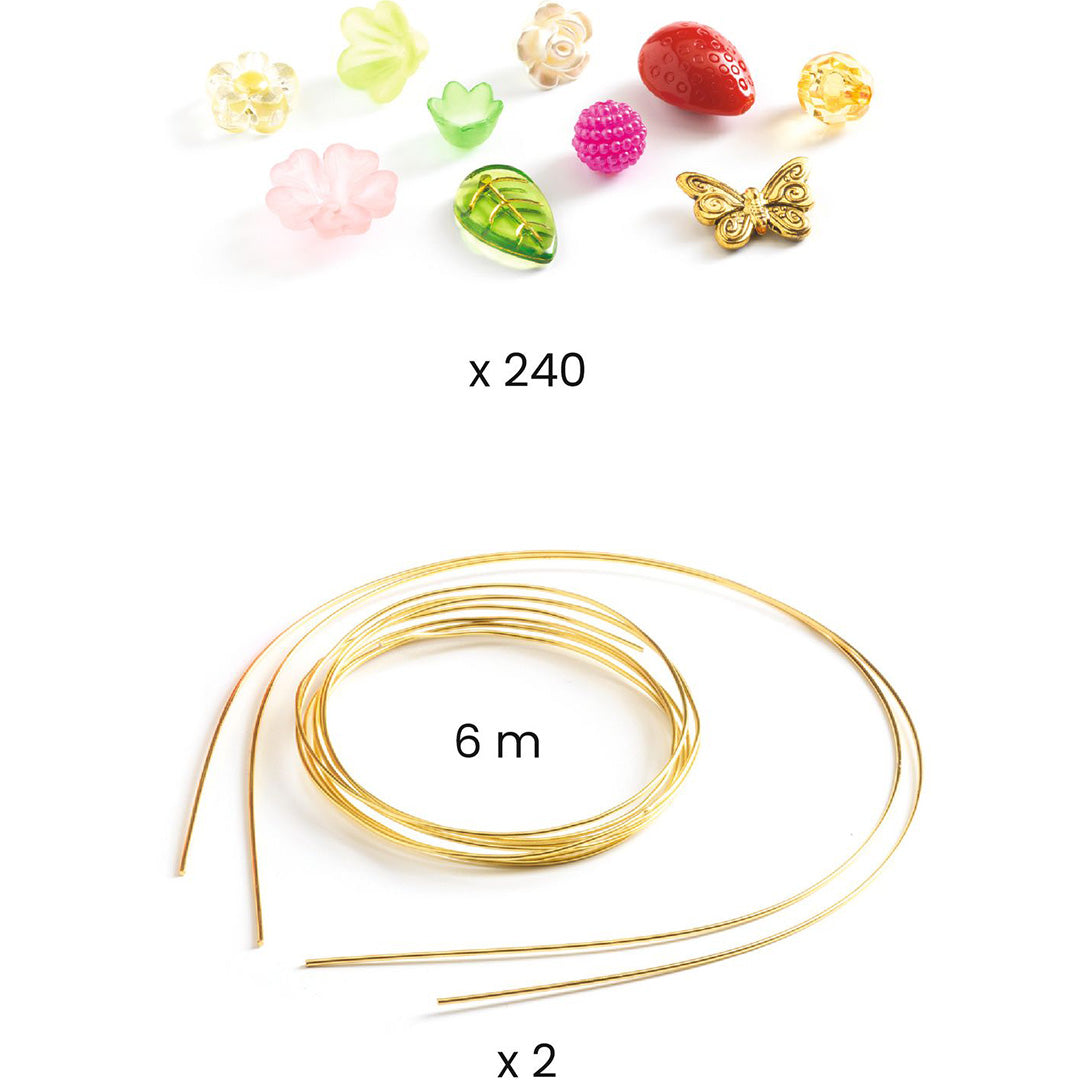 djeco knutselset tiara's - roze