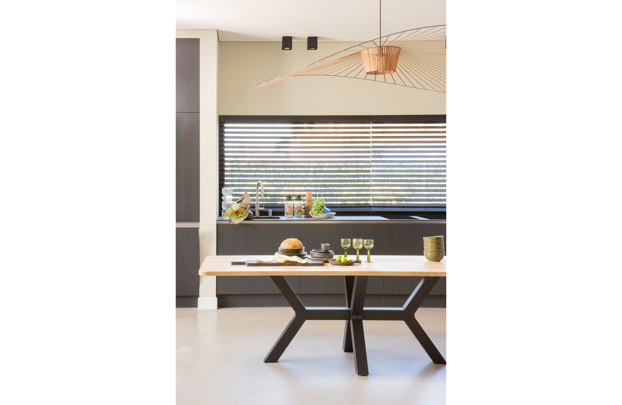 WOOOD Tafelblad Tablo XL eiken curved 240x100 Tablo XL tafelblad eiken curved 240x100