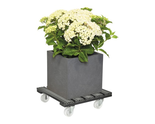 Plantenkar WPC 38,5x38,5 cm antraciet TK 150 kg