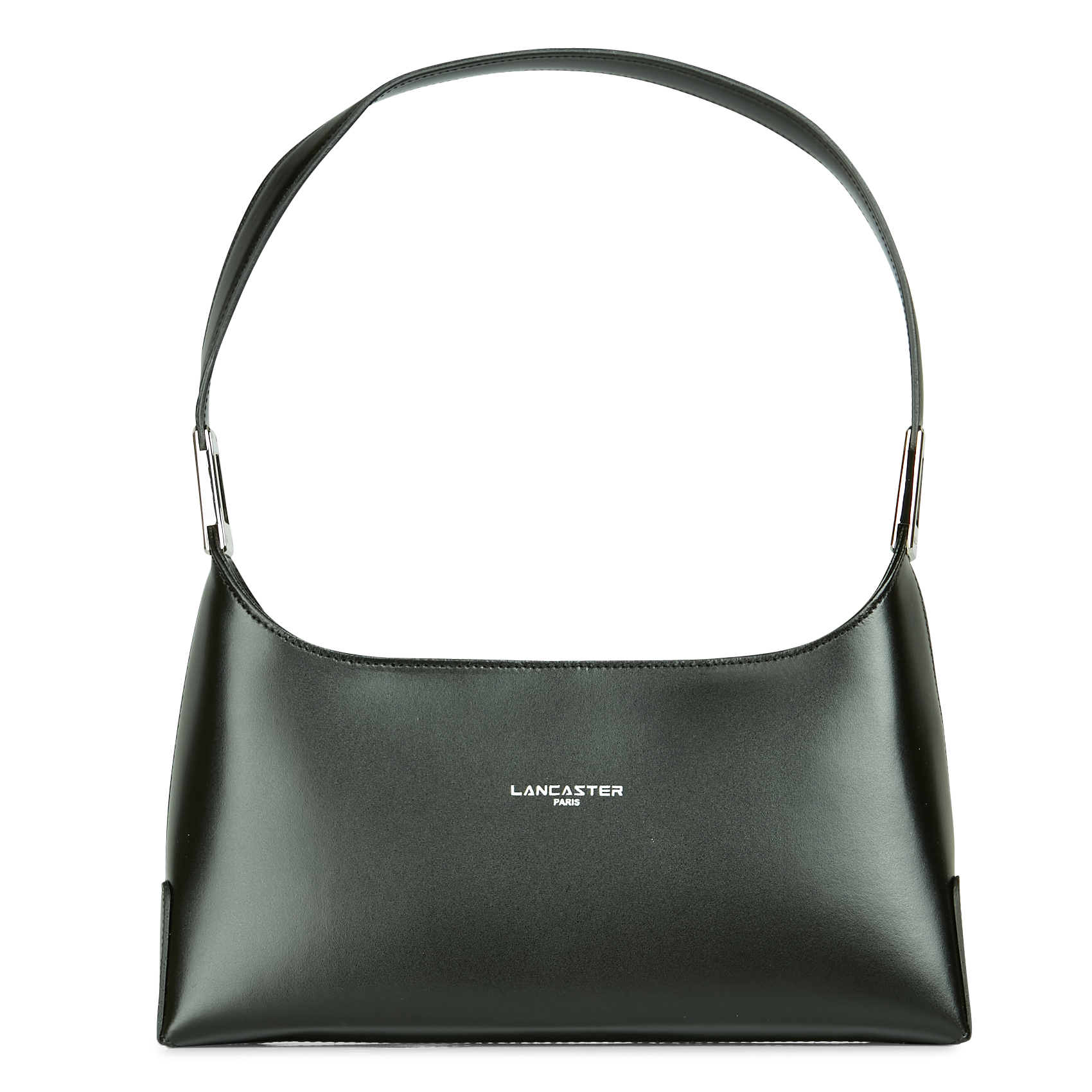 ACE - Sac Baguette zippé en cuir| Noir
