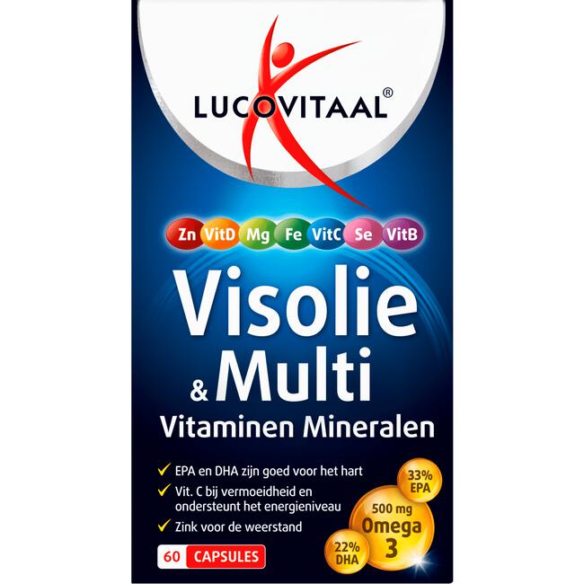 Lucovitaal Multi+ Visolie 60 stuks