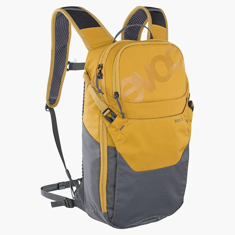 Evoc Ride 8L + 2L Bladder Drinkrugzak Oranje/Grijs