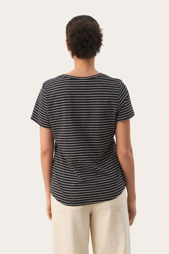 Part Two GesinasPW TS Dark navy stripe