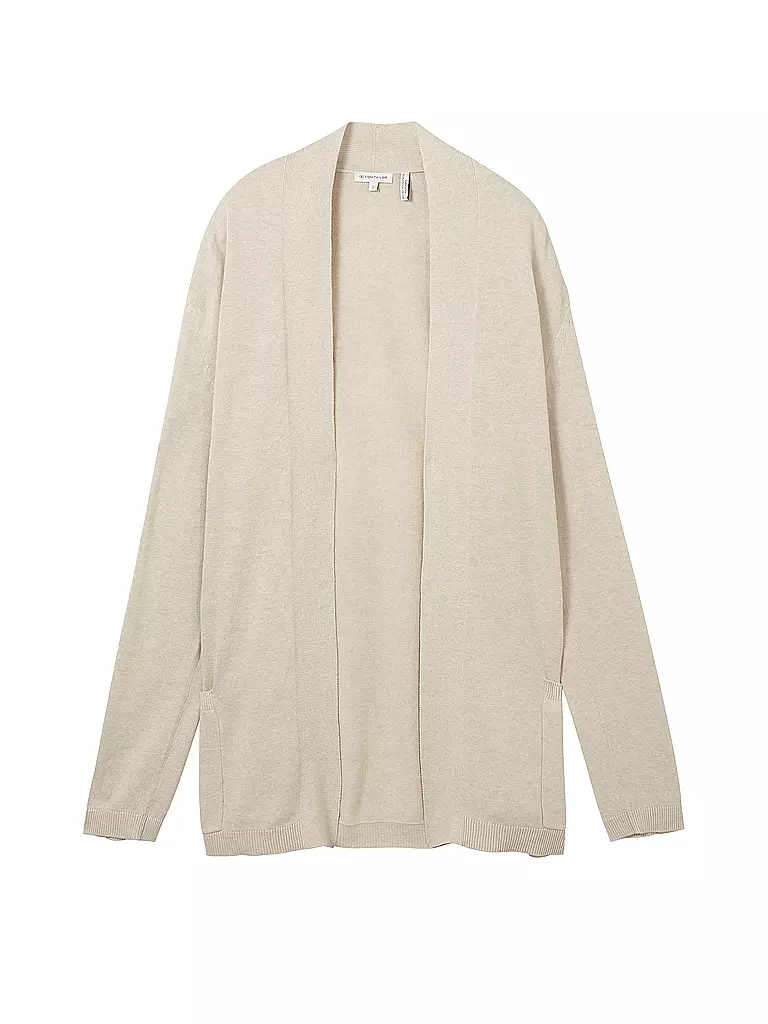 TOM TAILOR Strickjacke beige