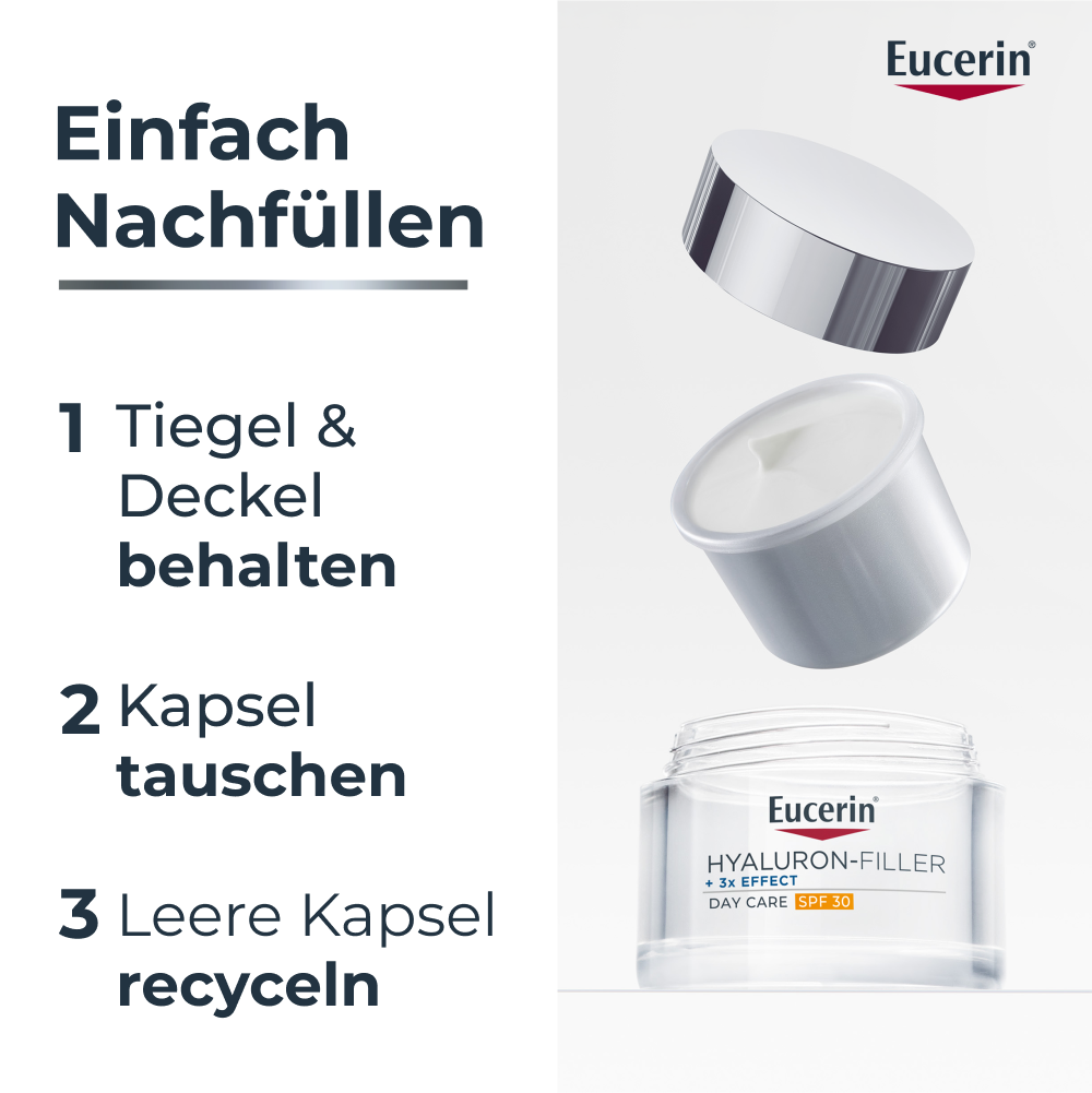 EUCERIN Hyaluron-Filler Tagespflege<br>50 ml, LSF30 Refill