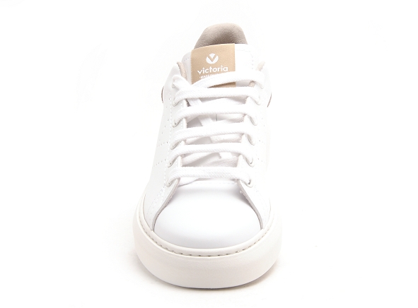 Victoria boots bottine femme 1263101 milan efecto piel serr blanc