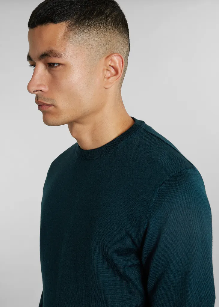 Pull col rond en laine mérinos L'Exception Paris