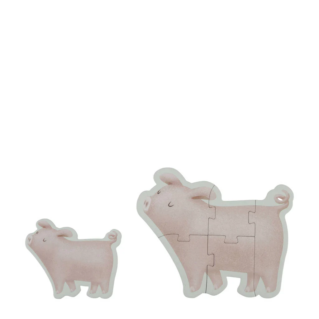 6 in 1 puzzel little farm legpuzzel 35 stukjes