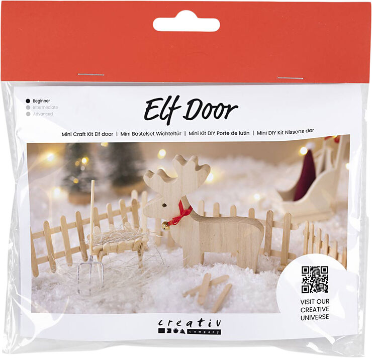 Creativ Company Mini DIY Kit Nissens Dør, Rensdyr