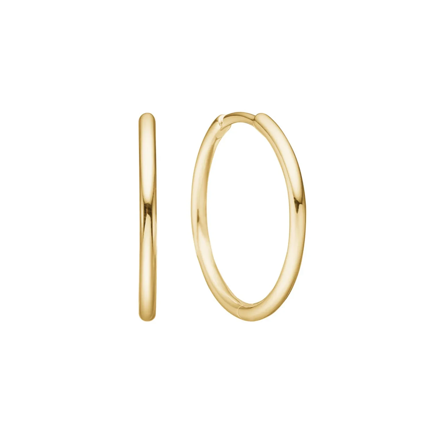 Avilé Jewelry Medium Hoops Øreringe 18 kt. Forgyldt Sølv AJ-B1-20-GP