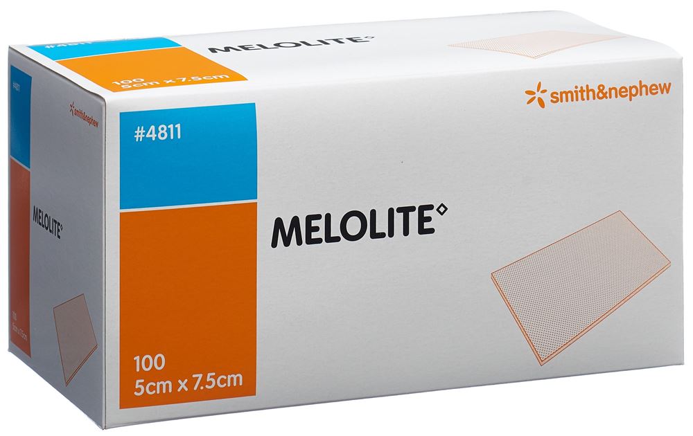 MELOLITE Wundkompresse 5cmx7.5cm Btl 1 Stk