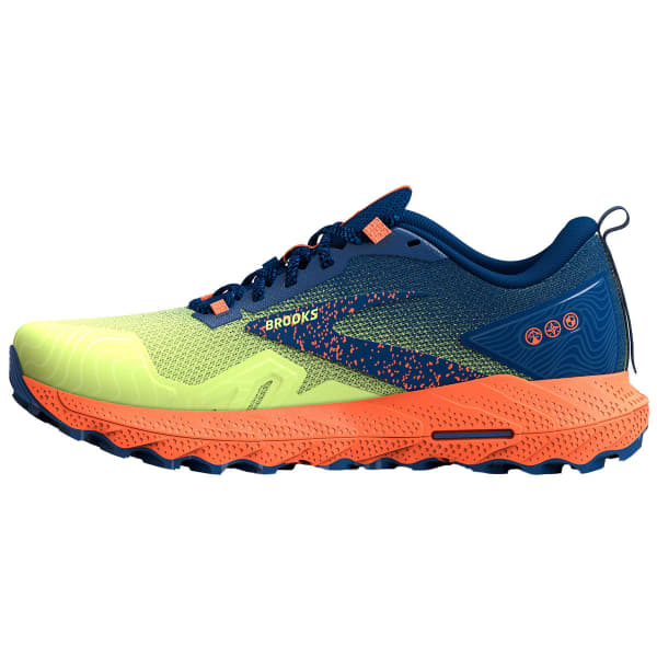 Chaussure trail BROOKS CASCADIA 17 SHARP GREEN/NAVY/FIRECRACKER
