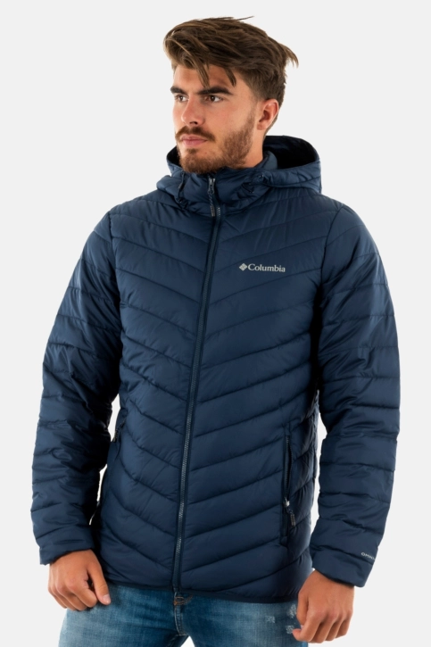 blousons et vestes columbia eddie gorge hooded jkt 464 collegiate navy