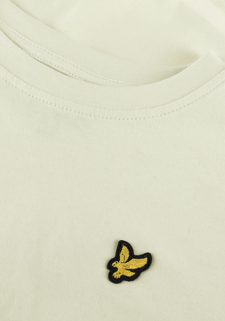 LYLE & SCOTT groene lyle & scott t-shirt boxy ss w/b lenght tee