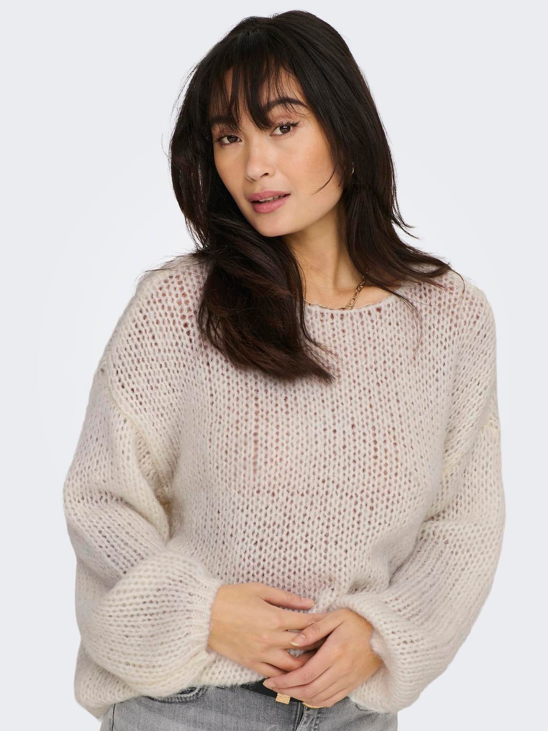 ONLNORDIC Strickpullover Pumice Stone