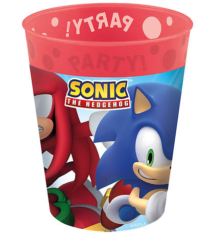 Decorata Party Plastikbecher - 4er-Pack - 250 ml - Sonic Speed