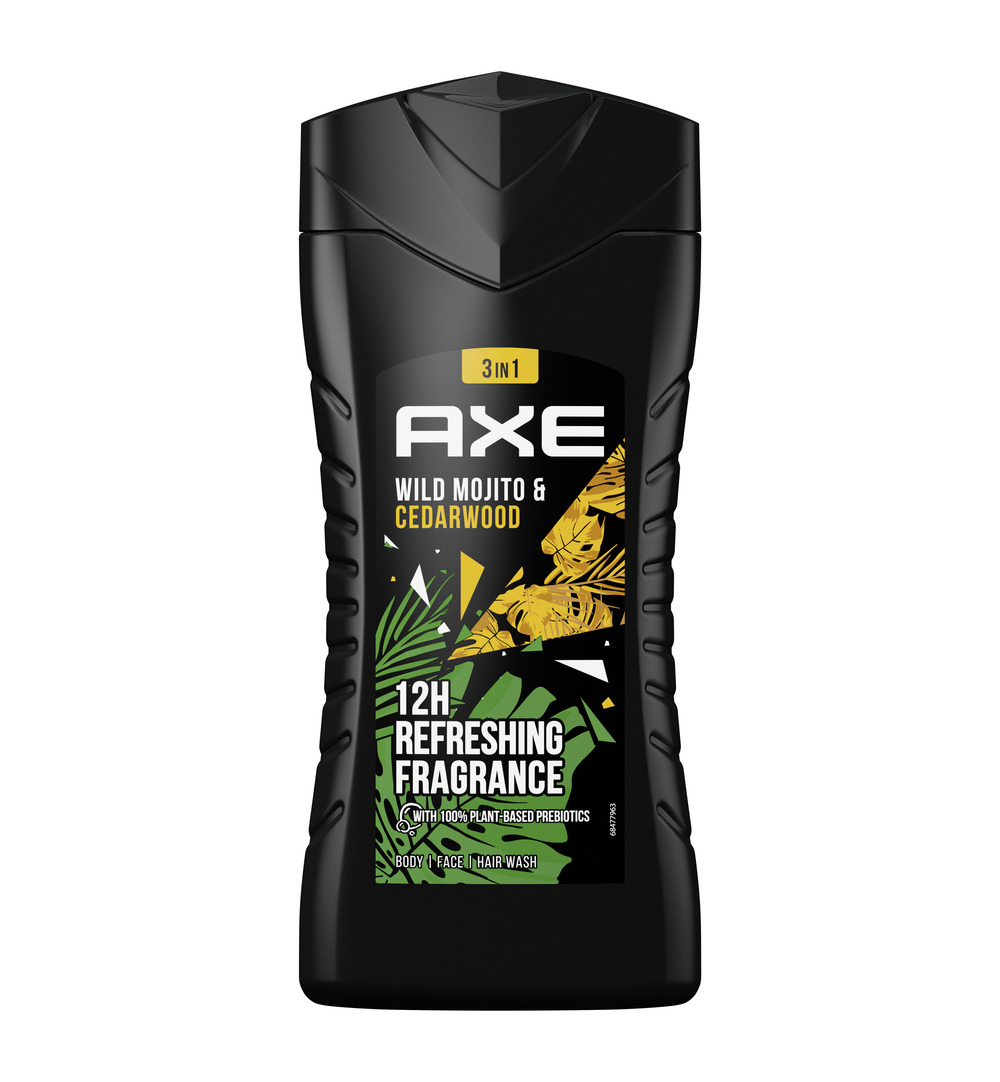 Axe Showergel wildgreen mojito & cederwood (250 ml)