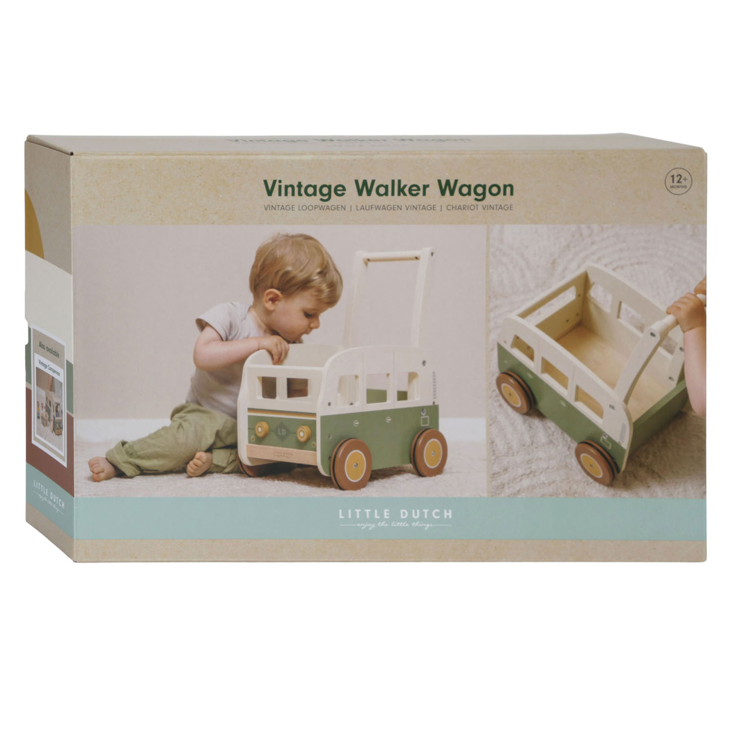 Little Dutch Houten Loopwagen Vintage FSC