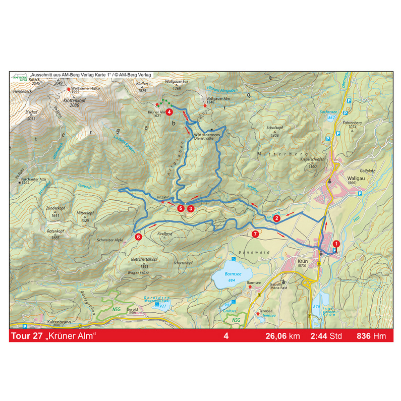 AM-Berg Verlag Wetterstein-Karwendel West-Estergebirge - MTB Tour