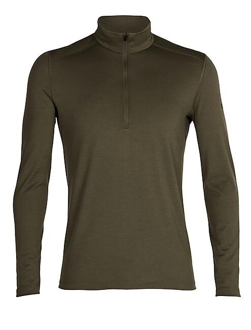 ICEBREAKER - T-SHIRT ML DEMI ZIP 200 OASIS HALF ZIP M