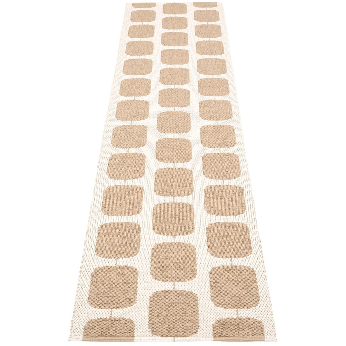 Gulvteppe Sten, 70 x 300 cm., light nougat/vanilla
