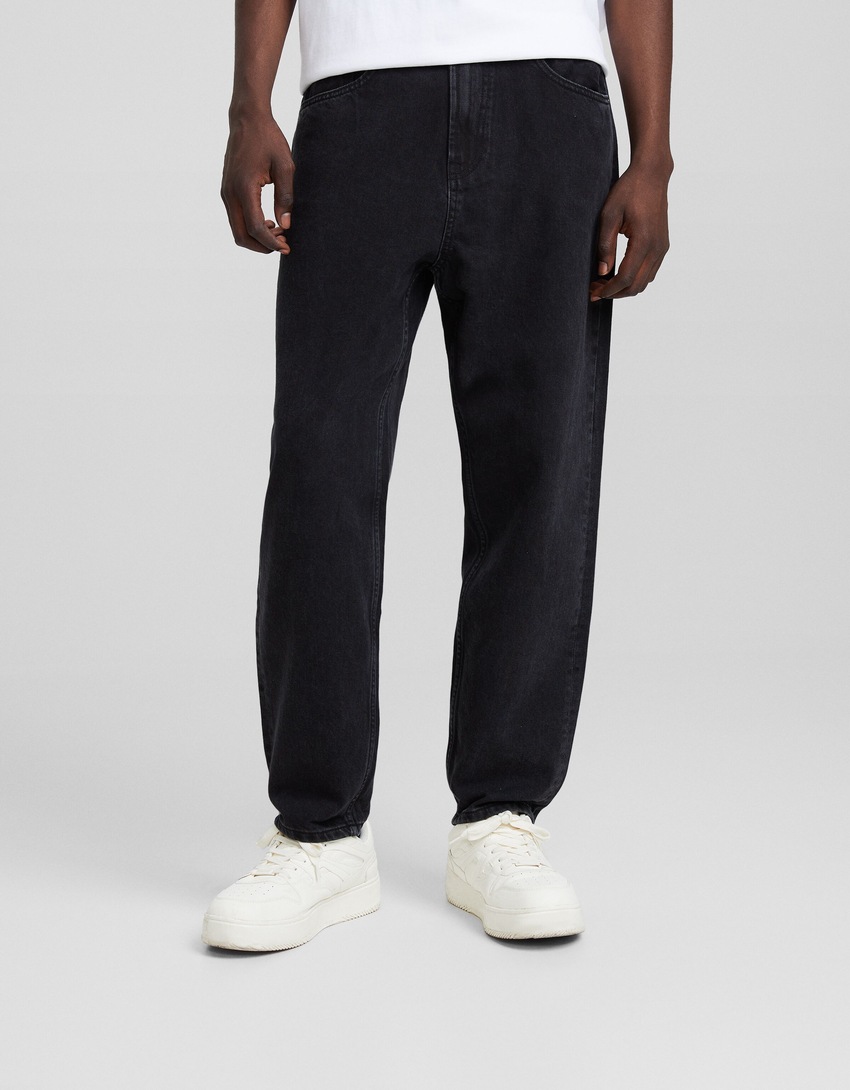 calças jeans folgadas