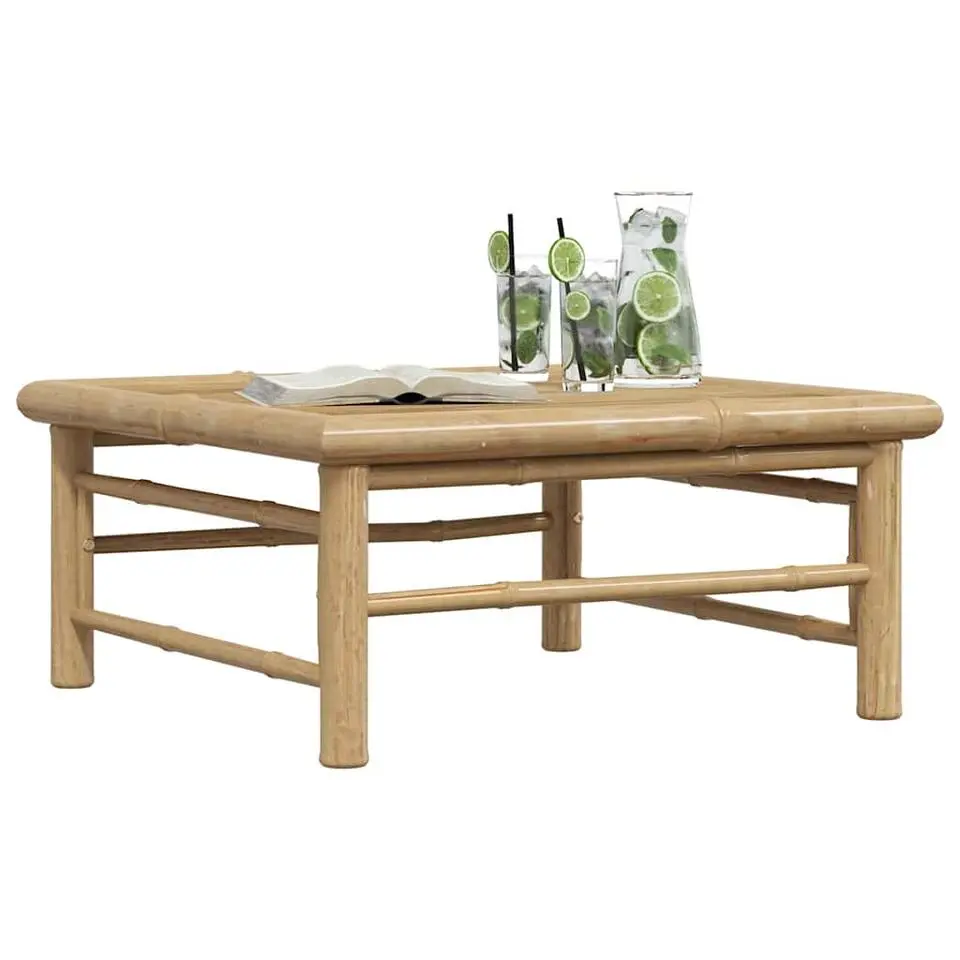 vidaXL - Tuintafel - Bruin - Bamboe