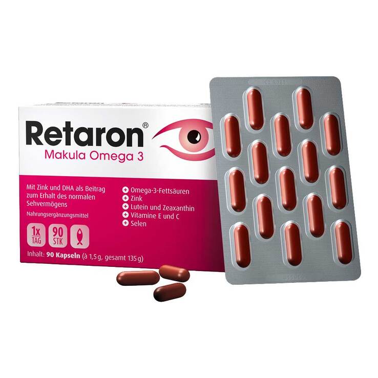 Retaron Makula Omega-3 Kapseln, 90 St